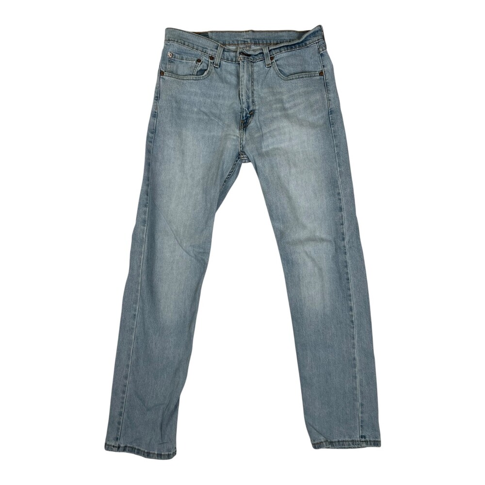 Vintage Levi’s 505 Blue Denim Jeans Size 32x32 Made in Mexico Light Wash READ